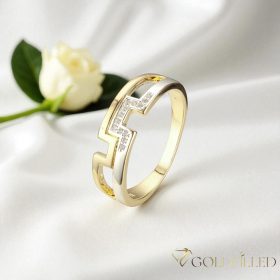   Antiallergischer „Goldfilled”-Ring in verschiedenen Größen, Farbe 14K