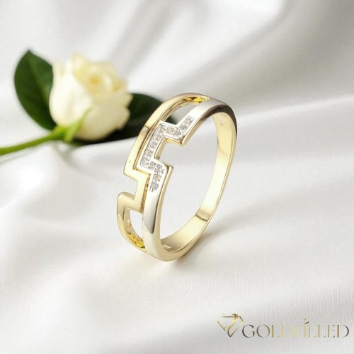 Antiallergischer „Goldfilled”-Ring in verschiedenen Größen, Farbe 14K