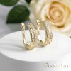 Goldfilled Antiallergische Ohrringe 24 mm 14K Farbe