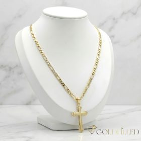   Antiallergische Goldfilled-Halskette 60cm/3,5mm + Anhänger, Farbe 14K