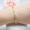 Antiallergenes vergoldetes Armband „Goldfilled“, 17cm lang und 4 mm Breit, 14K-Farbe