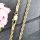 GOLDFILLED Antiallergenes Halskette 55cm lang und 3mm breit 14K Farbe