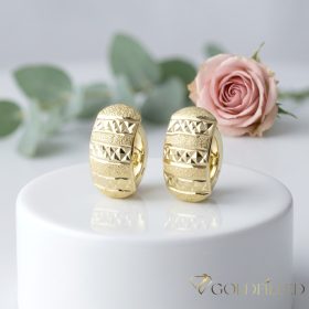 Goldfilled Antiallergische Ohrringe 18 mm 14K Farbe