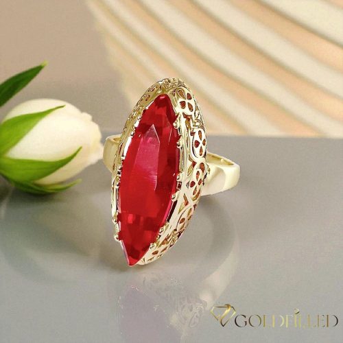Antiallergischer „Goldfilled”-Ring in verschiedenen Größen, Farbe 14K