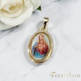 Antiallergischer Goldfilled-Anhänger 27 mm, Farbe 14K