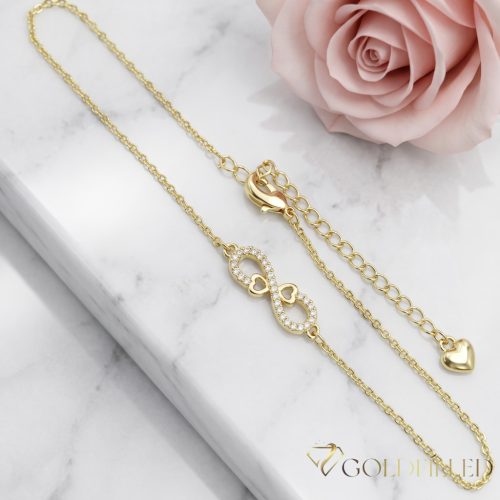 Goldfilled Fußkettchen Max. 27cm14K Farbe