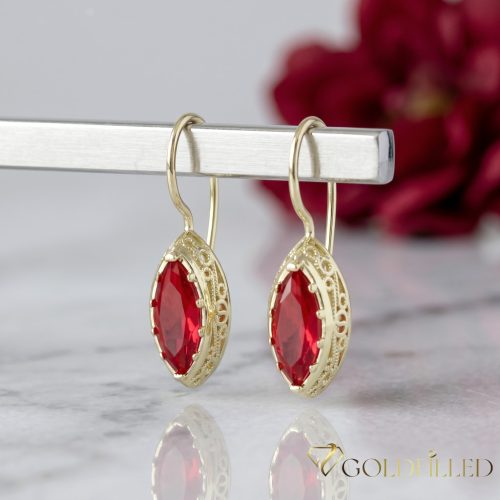Goldfilled Antiallergene Ohrringe 38mm 14K Farbe	
