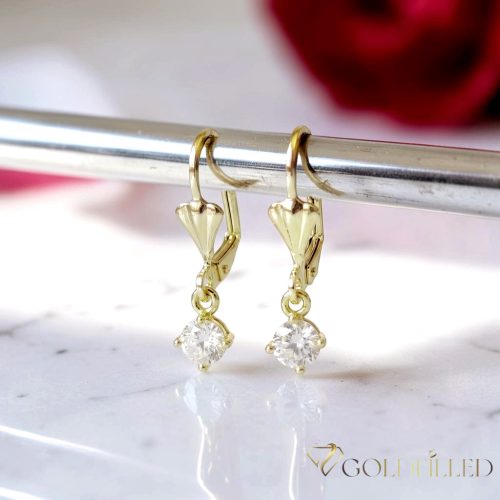 Goldfilled Antiallergene Ohrringe 22mm 14K Farbe	