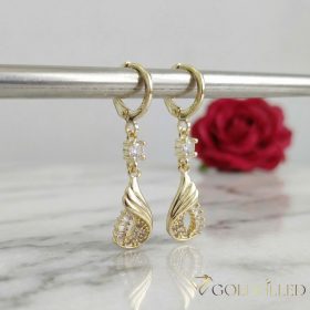 Goldfilled Antiallergische Ohrringe 38mm 14K Farbe