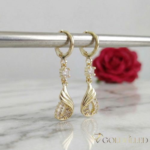 Goldfilled Antiallergische Ohrringe 38mm 14K Farbe