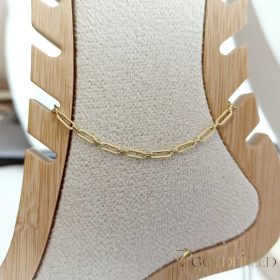 Goldfilled Fußkettchen 29cm/3mm 14K Farbe