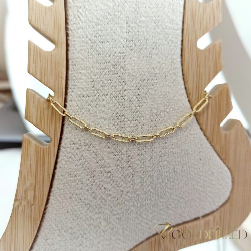 Goldfilled Fußkettchen 29cm/3mm 14K Farbe