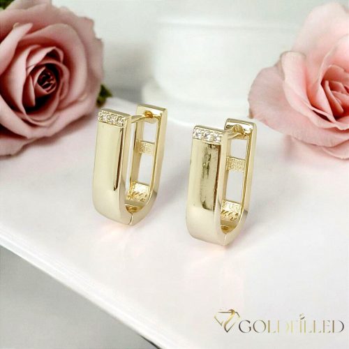 Goldfilled Antiallergische Ohrringe 17mm 14K Farbe