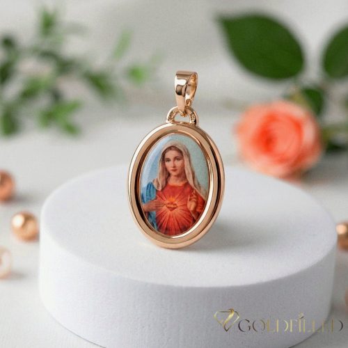 Antiallergischer Goldfilled-Anhänger 28 mm, Farbe 18K