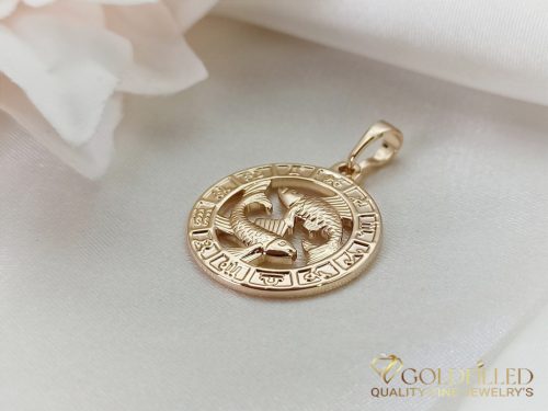 Goldfilled Antiallergisches Medaillon 28mm 18K Farbe