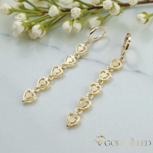 Goldfilled Antiallergische Ohrringe 54mm 14K Farbe
