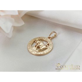 Goldfilled Antiallergisches Medaillon 28mm 18K Farbe