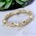 Antiallergisches Goldfilled-Armband 22cm /11mm, mehrfarbig