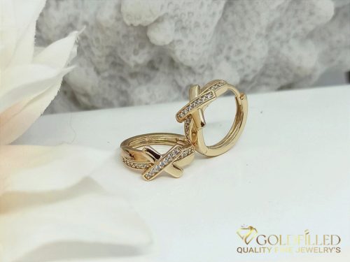 Goldfilled Antiallergische Ohrringe 16mm 18K Farbe