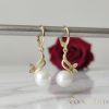 Goldfilled Antiallergene Ohrringe 36mm 14K Farbe	