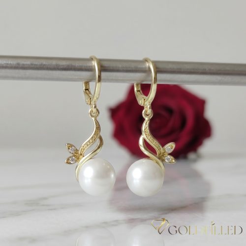 Goldfilled Antiallergene Ohrringe 36mm 14K Farbe	