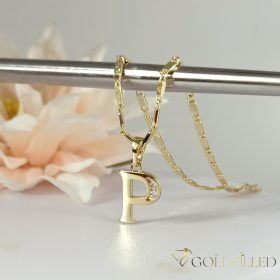   Antiallergene vergoldete Halskette „Goldfilled“, in mehreren Größen  2 mm breit, 14K-Farbe