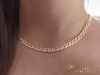 GOLDFILLED Antiallergenes Halskette 45cm/5mm 18K Farbe