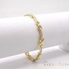 Antiallergenes vergoldetes Armband „Goldfilled“, 19cm lang und 5 mm Breit, 14K-Farbe