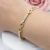 Antiallergenes vergoldetes Armband „Goldfilled“, 19cm lang und 5 mm Breit, 14K-Farbe
