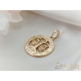 Goldfilled Antiallergisches Medaillon 28mm 18K Farbe