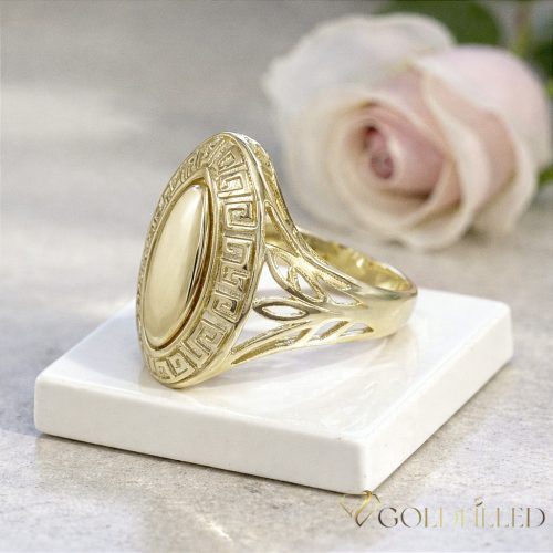 Antiallergischer „Goldfilled”-Ring in verschiedenen Größen, Farbe 14K