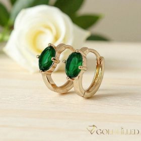 Goldfilled Antiallergische Ohrringe 15mm 18K Farbe