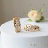 Goldfilled Antiallergische Ohrringe 18mm 18K Farbe