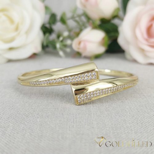 Antiallergisches Goldfilled-Armband 4-16mm farbig (14K) Durchmesser 60mm "öffnbar"