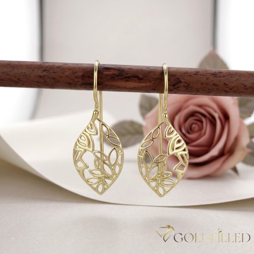 Goldfilled Antiallergische Ohrringe 50mm 14K Farbe