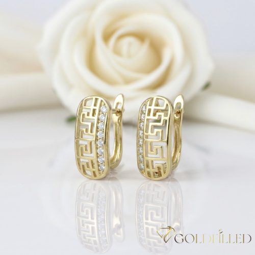 Goldfilled Antiallergische Ohrringe 19mm 14K Farbe