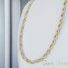 GOLDFILLED Antiallergenes Halskette 50cm lang und 4mm breit 14K Farbe Multicolor 