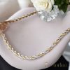 GOLDFILLED Antiallergenes Halskette 50cm lang und 4mm breit 14K Farbe Multicolor 