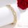 Antiallergenes vergoldetes Armband „Goldfilled“, 20 cm lang und 9 mm Breit, 14K-Farbe