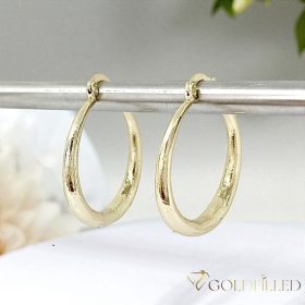 Goldfilled Antiallergene  Creolen 30mm 14K Farbe	