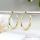 Goldfilled Antiallergene  Creolen 30mm 14K Farbe	