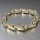 Antiallergisches Goldfilled-Armband 22cm /11mm, mehrfarbig 14K