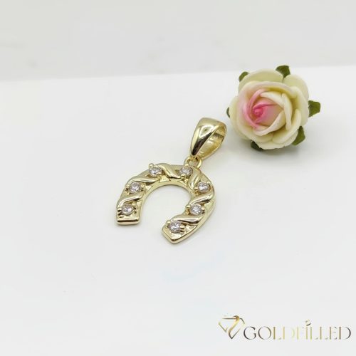 Antiallergischer Goldfilled-Anhänger 25 mm, Farbe 14K