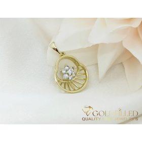 Antiallergischer Goldfilled-Anhänger 25 mm, Farbe 14K