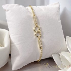   Antiallergenes vergoldetes Armband „Goldfilled“, 17-20cm/1-9mm  14K-Farbe