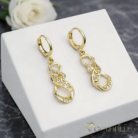 Goldfilled Antiallergene Ohrringe 38mm 14K Farbe	
