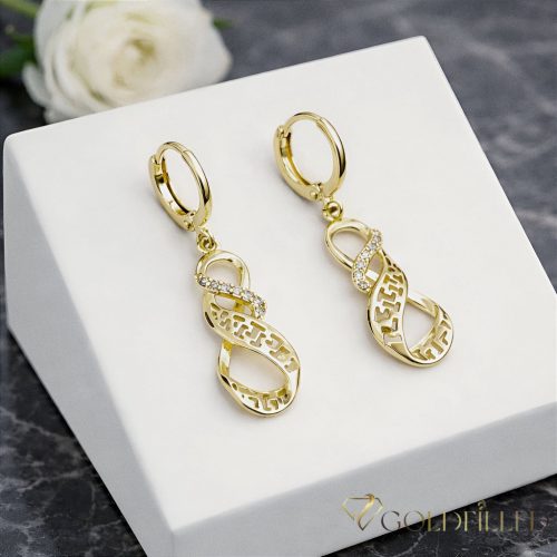 Goldfilled Antiallergene Ohrringe 38mm 14K Farbe	