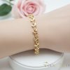 Antiallergenes vergoldetes Armband „Goldfilled“, 17cm lang und 6 mm Breit, 14K-Farbe