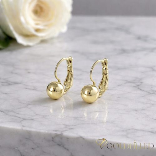 Goldfilled Antiallergische Ohrringe 14 mm 14K Farbe  