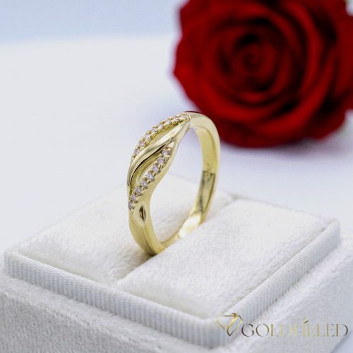 Antiallergischer „Goldfilled”-Ring in verschiedenen Größen, Farbe 14K